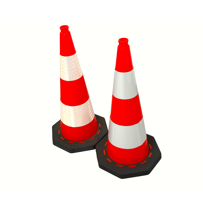 High-Visibility Octagon-Base PVC Traffic Safety Cone na may Superior na Wind Resistance at Stability