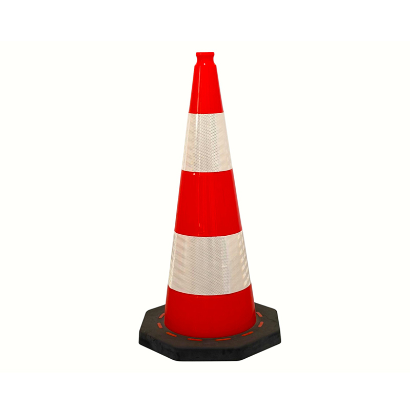 High-Visibility Octagon-Base PVC Traffic Safety Cone na may Superior na Wind Resistance at Stability