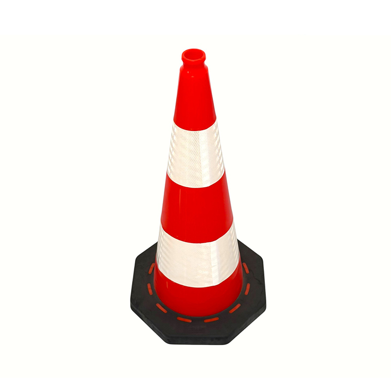 High-Visibility Octagon-Base PVC Traffic Safety Cone na may Superior na Wind Resistance at Stability