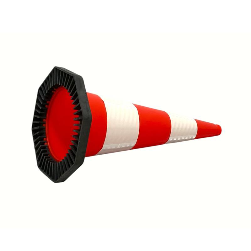 High-Visibility Octagon-Base PVC Traffic Safety Cone na may Superior na Wind Resistance at Stability