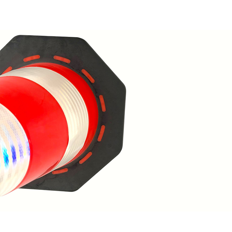 High-Visibility Octagon-Base PVC Traffic Safety Cone na may Superior na Wind Resistance at Stability