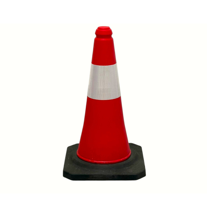 50/75/100cm High-Visibility PE Reflective Traffic Safety Cone para sa Pamamahala ng Kalsada