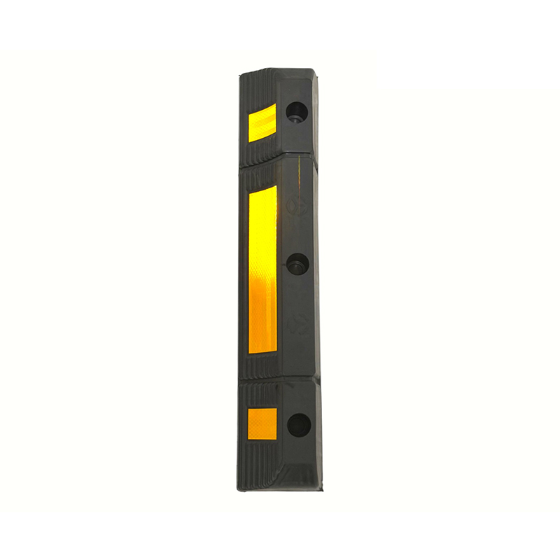 Three-section Anti-slip High-visibility Rubber Wheel Stops