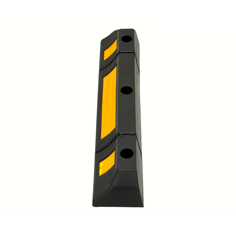 Three-section Anti-slip High-visibility Rubber Wheel Stops