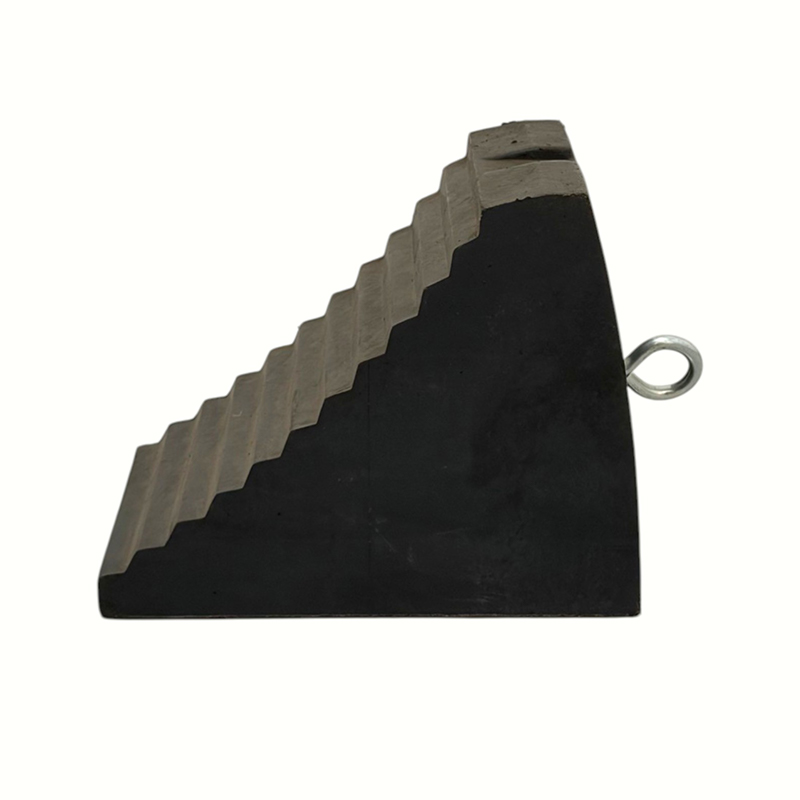Mga Portable Rubber Wheel Stop (na may High-Strength Nylon Pull Cord)