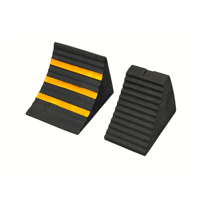 Mga Portable Rubber Wheel Stop (na may High-Strength Nylon Pull Cord)