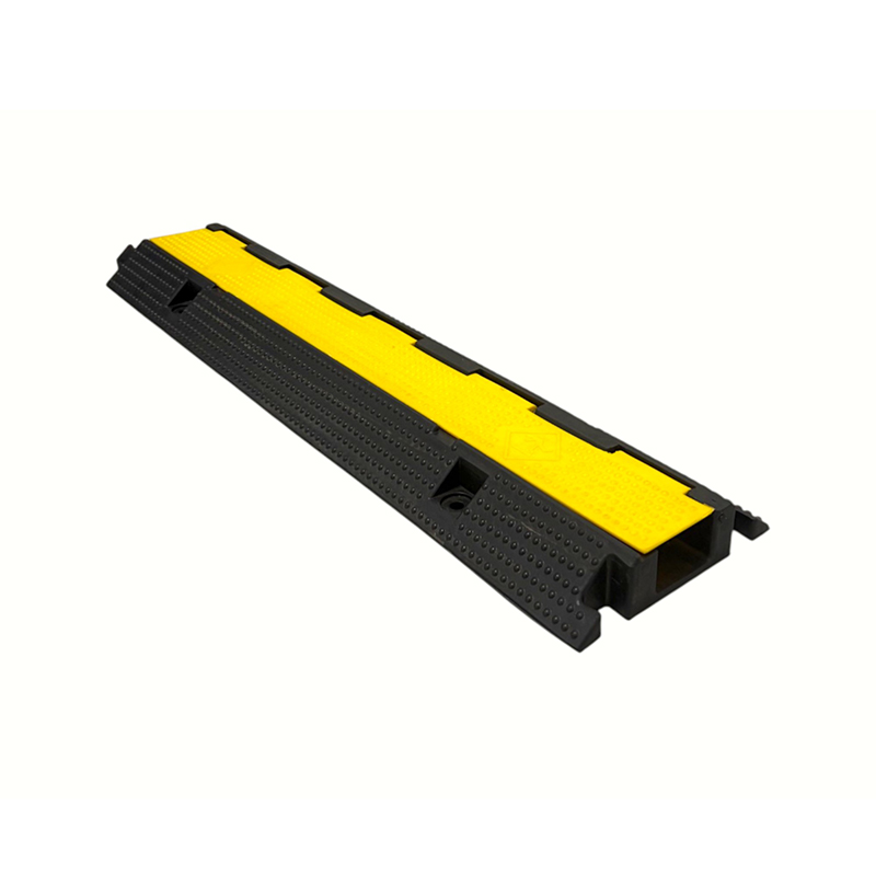 High-Elasticity Wear-Resistant Rubber Lightweight Pull-Down Single-Channel Reinforced Cable Protector Na May Ramp