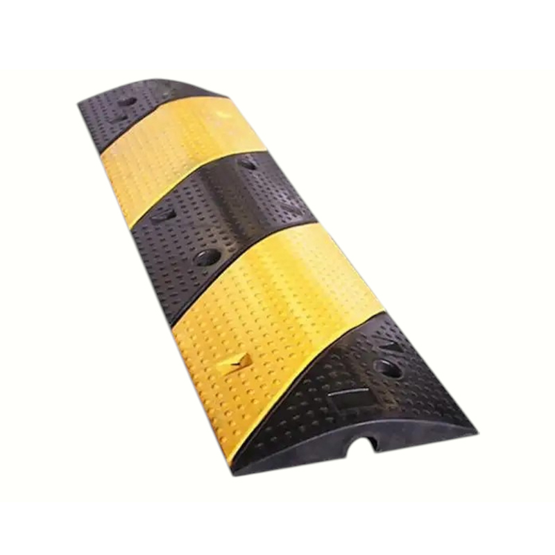 High-Strength Compression Rubber Speed ​​Bump Na May Dual Bottom Cable Channels
