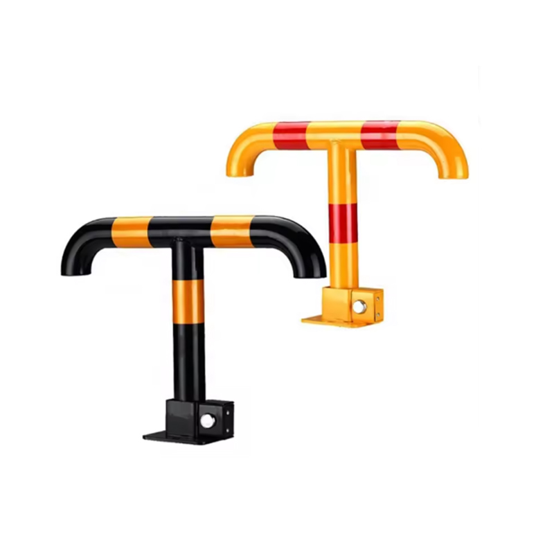 Pula/Dilaw na Kulay ng Babala Heavy-Duty Anti-Pry Anti-Collision Triangular Manual Parking Lock