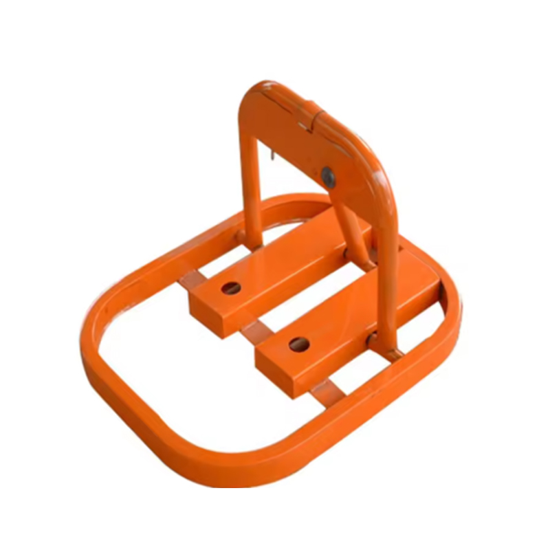 Pula/Dilaw na Kulay ng Babala Heavy-Duty Anti-Pry Anti-Collision Triangular Manual Parking Lock