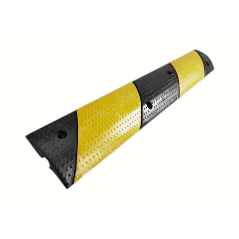 High-Strength Compression Rubber Speed ​​Bump Na May Dual Bottom Cable Channels