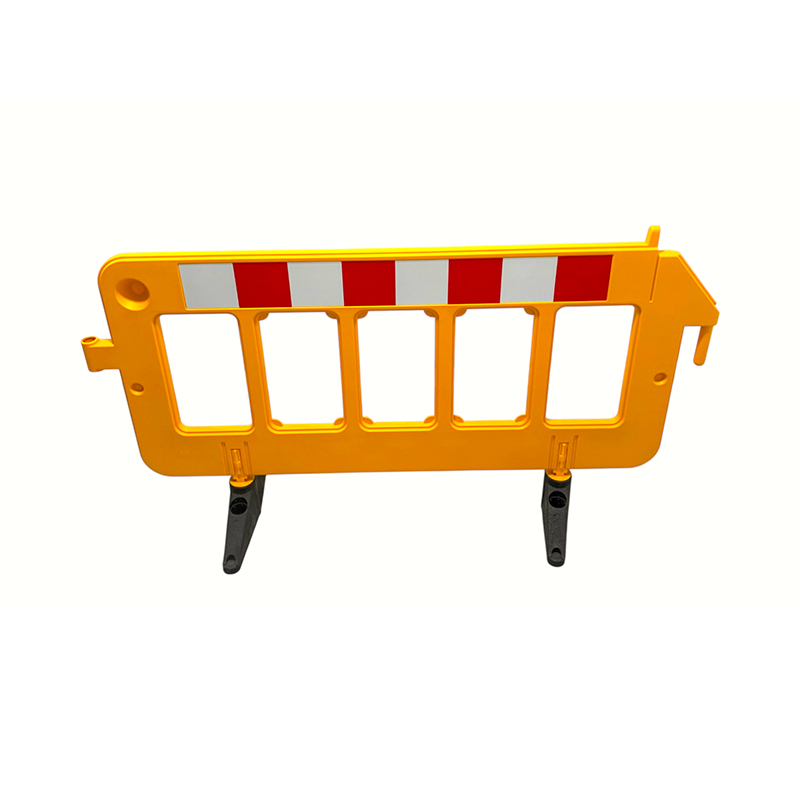 Umiikot na Heavy-duty Support-type Pinagsama-samang Blow-molded Interlocking Pedestrian Guardrail