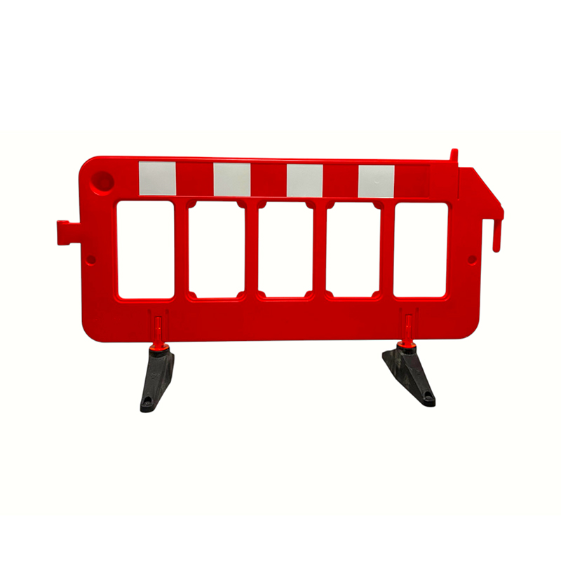 Umiikot na Heavy-duty Support-type Pinagsama-samang Blow-molded Interlocking Pedestrian Guardrail