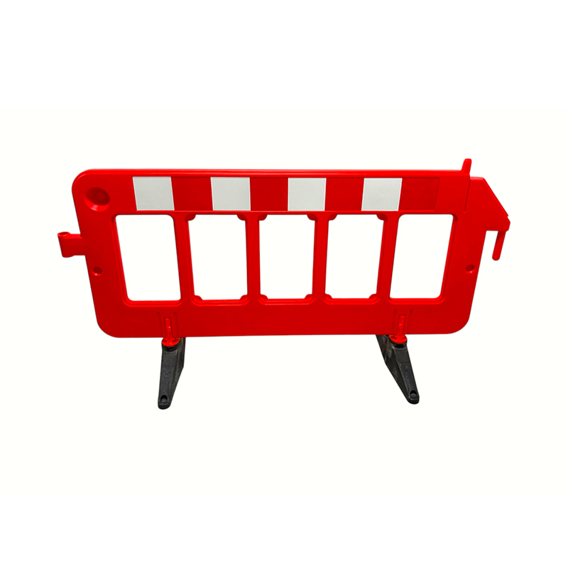 Umiikot na Heavy-duty Support-type Pinagsama-samang Blow-molded Interlocking Pedestrian Guardrail