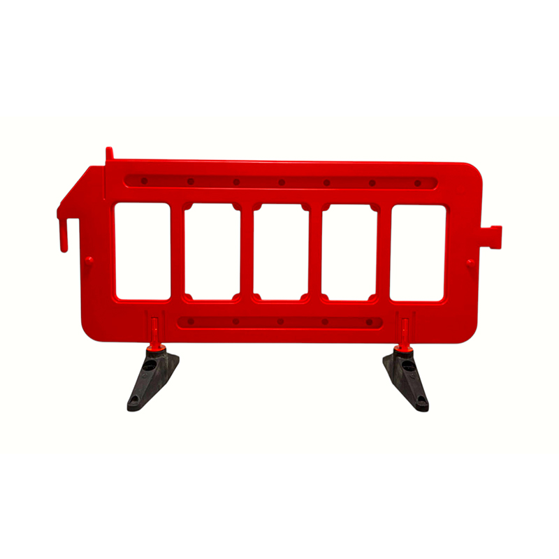 Umiikot na Heavy-duty Support-type Pinagsama-samang Blow-molded Interlocking Pedestrian Guardrail