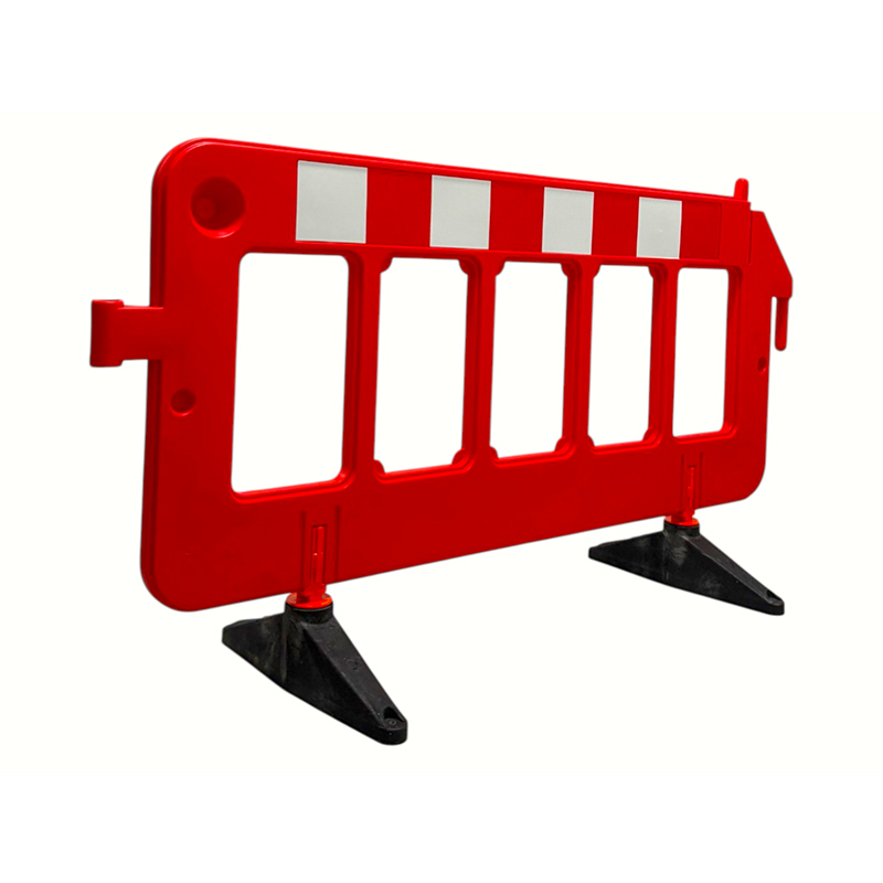 Umiikot na Heavy-duty Support-type Pinagsama-samang Blow-molded Interlocking Pedestrian Guardrail