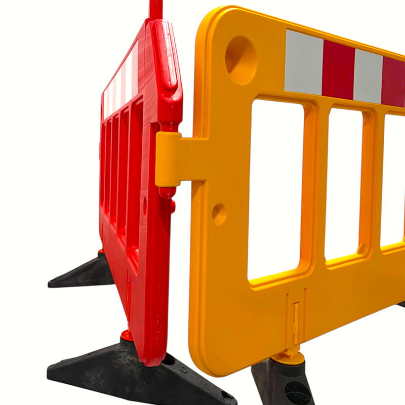 Umiikot na Heavy-duty Support-type Pinagsama-samang Blow-molded Interlocking Pedestrian Guardrail