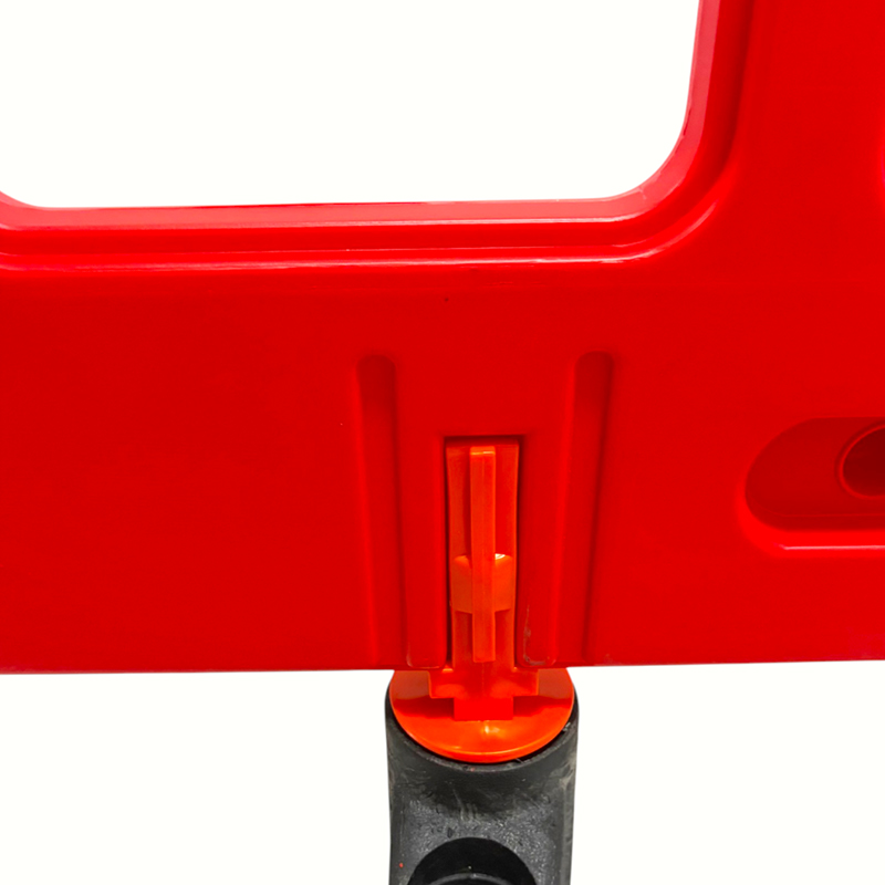 Umiikot na Heavy-duty Support-type Pinagsama-samang Blow-molded Interlocking Pedestrian Guardrail