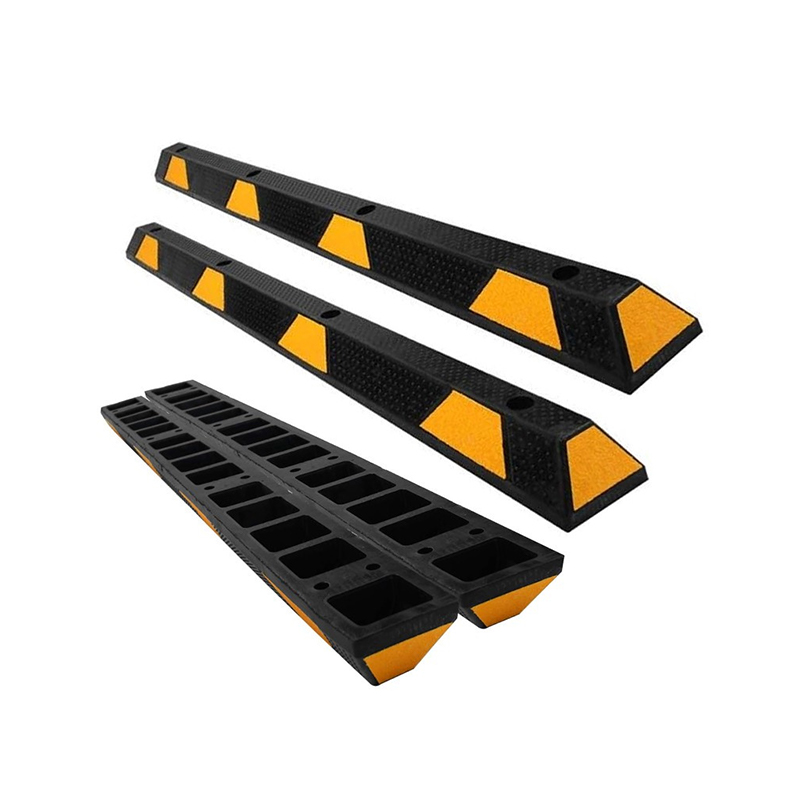 183cm Dual-Wheel Full-Coverage Industrial-Grade Extra-Long Reflective Warning Mga Paghinto ng Rubber Wheel