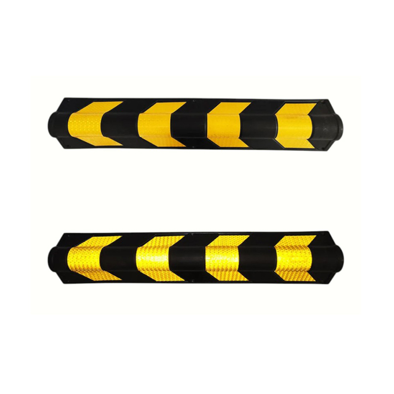 Large-Radius Cushioned Reinforced Rounded Reflective Rubber Corner Protectors