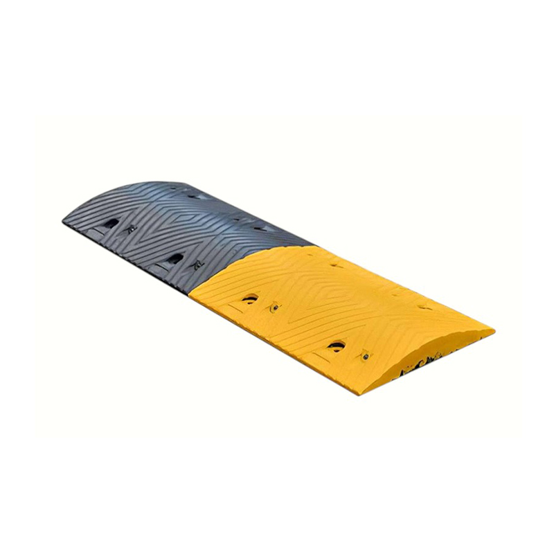 1-Metro Heavy-Duty Compression Reflective Rubber Speed Bump