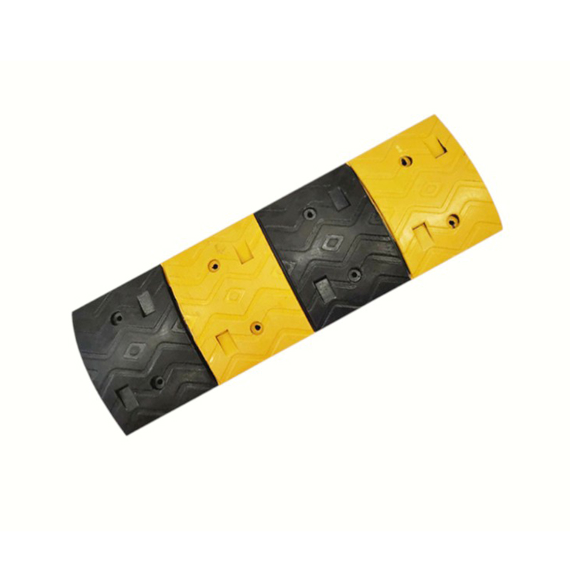 1-Metro Heavy-Duty Compression Reflective Rubber Speed Bump