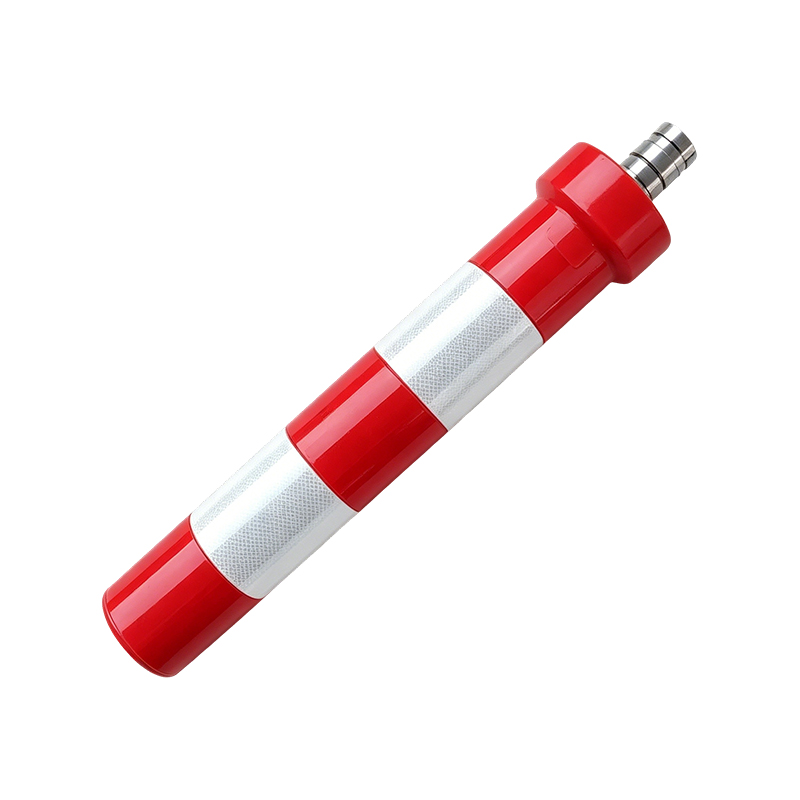 Heavy-Duty Removable TPU Traffic Warning Bollard na may Threaded Quick-Release Base