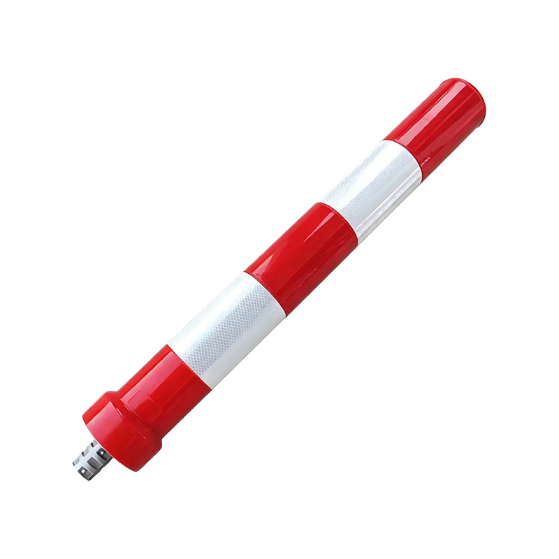 Heavy-Duty Removable TPU Traffic Warning Bollard na may Threaded Quick-Release Base