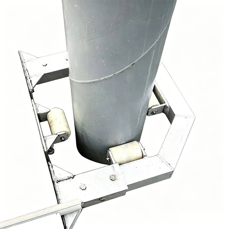 Aluminum at Galvanized Steel Pile Guide
