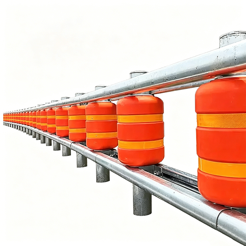 Highway Roller Barrier na sumisipsip ng enerhiya para sa Sharp Curves