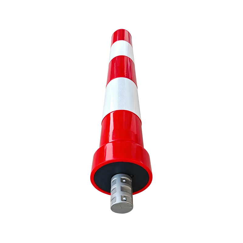 Heavy-Duty Removable TPU Traffic Warning Bollard na may Threaded Quick-Release Base