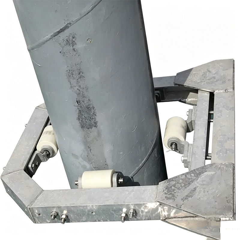 Aluminum at Galvanized Steel Pile Guide