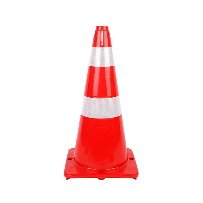Wide-Body LDPE Plastic Traffic Cone na may Reflective Collars