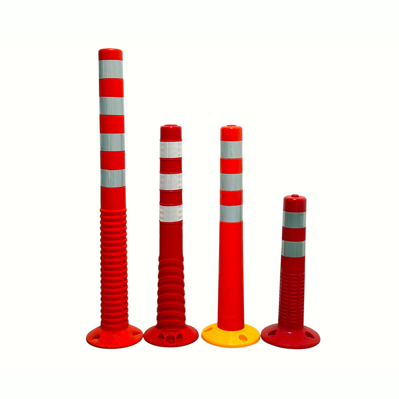 Flexible PVC Delineator Post na may Reflective Collars