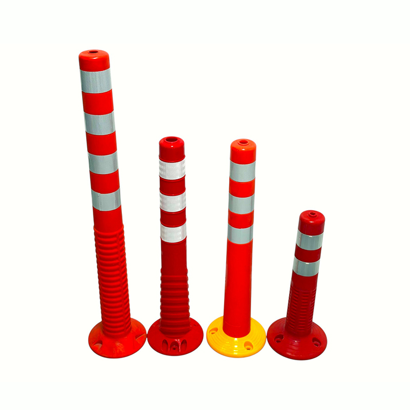 Flexible PVC Delineator Post na may Reflective Collars