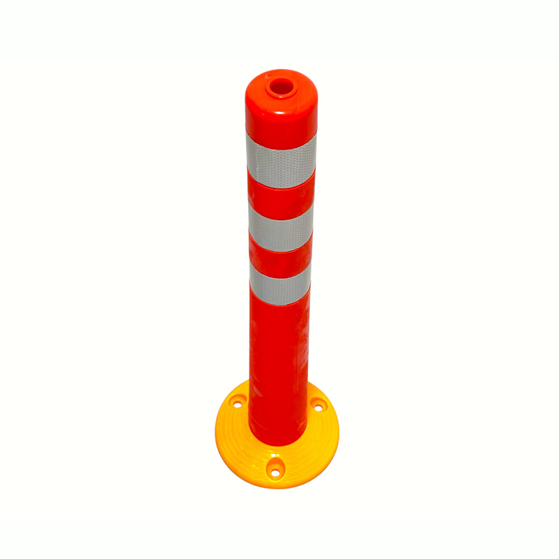 Flexible PVC Delineator Post na may Reflective Collars