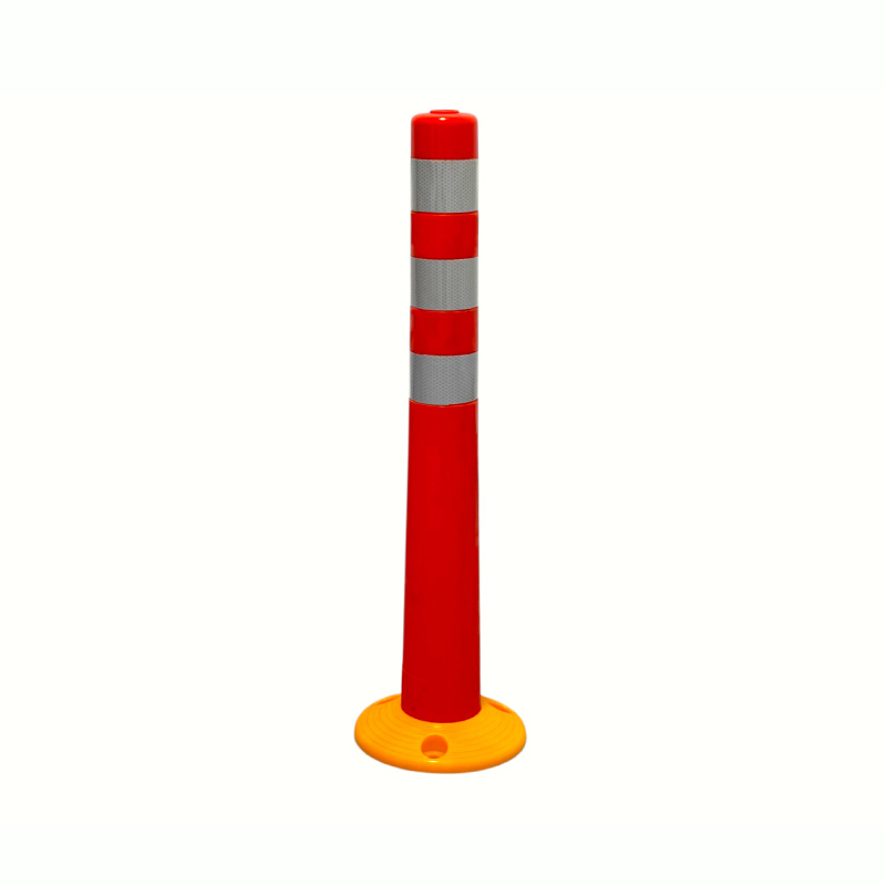 Flexible PVC Delineator Post na may Reflective Collars