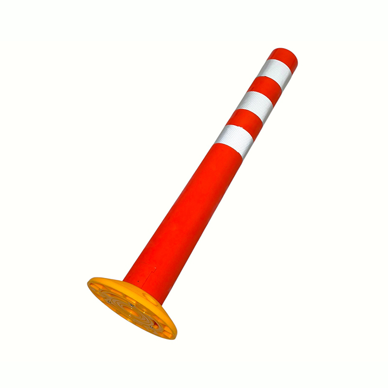 Flexible PVC Delineator Post na may Reflective Collars