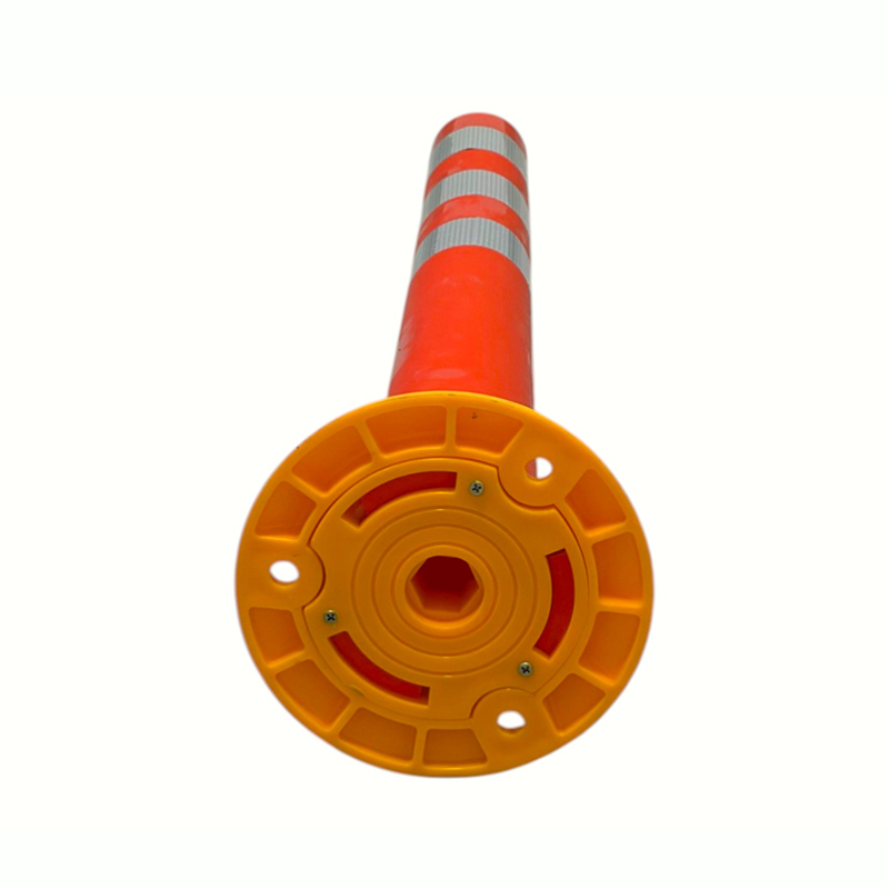 Flexible PVC Delineator Post na may Reflective Collars