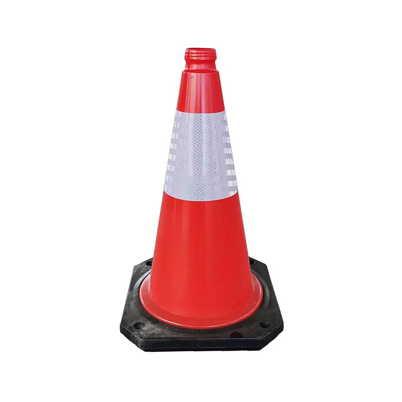 Pinagsamang HDPE Plastic Traffic Cone na may Top Handle Hole