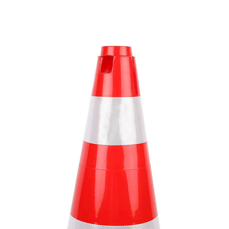 Wide-Body LDPE Plastic Traffic Cone na may Reflective Collars