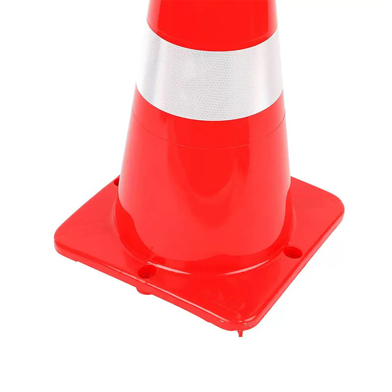 Wide-Body LDPE Plastic Traffic Cone na may Reflective Collars