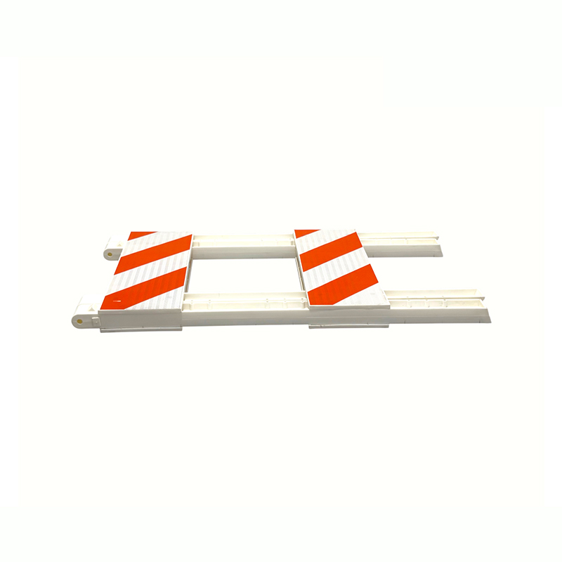 Plastic A-Frame Traffic Barricade na may Engineering-Grade Reflective Panels