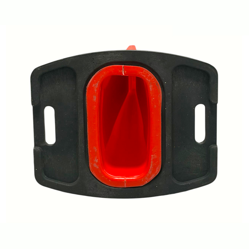 Heavy-Duty Traffic Delineator Panel na may Weighted Recycled Rubber Base