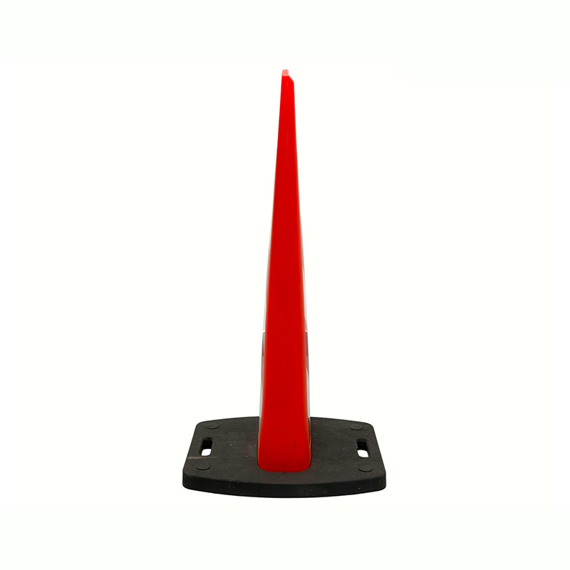 Heavy-Duty Traffic Delineator Panel na may Weighted Recycled Rubber Base