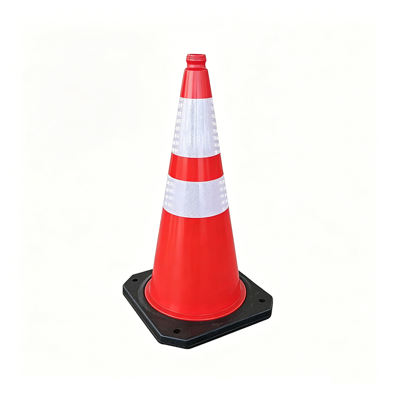 Pinagsamang HDPE Plastic Traffic Cone na may Top Handle Hole