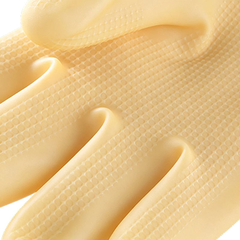 Heavy Duty Acid/Alkali Resistant Latex Rubber Gloves