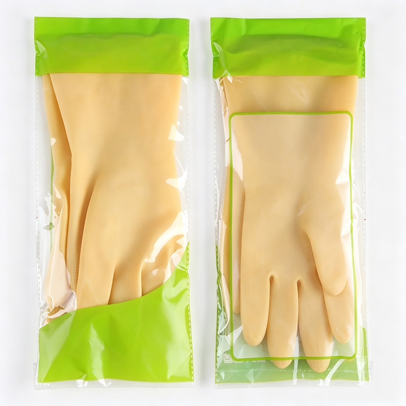 Heavy Duty Acid/Alkali Resistant Latex Rubber Gloves