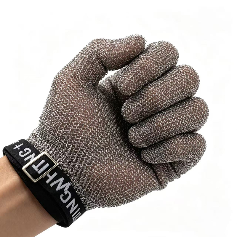 Hindi kinakalawang na Steel Ring Mesh Anti Cutting Gloves