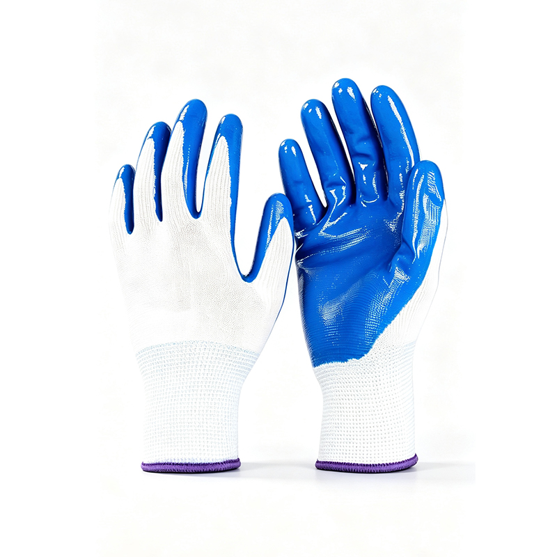 Chemical at Oil Resistant Nitrile Coated Work Gloves